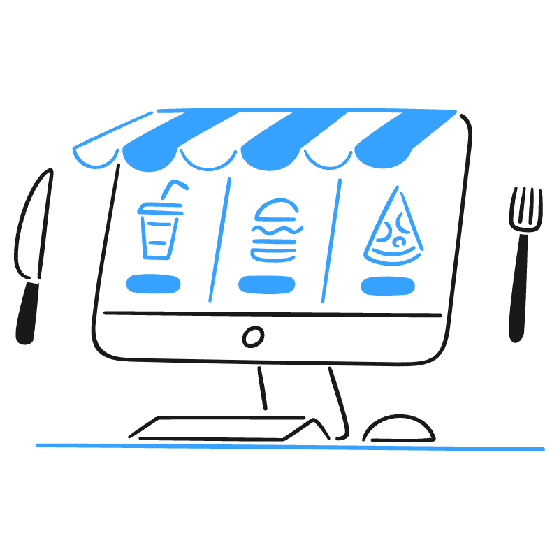 Order Food Online 2 Illustration from Brooklyn Set