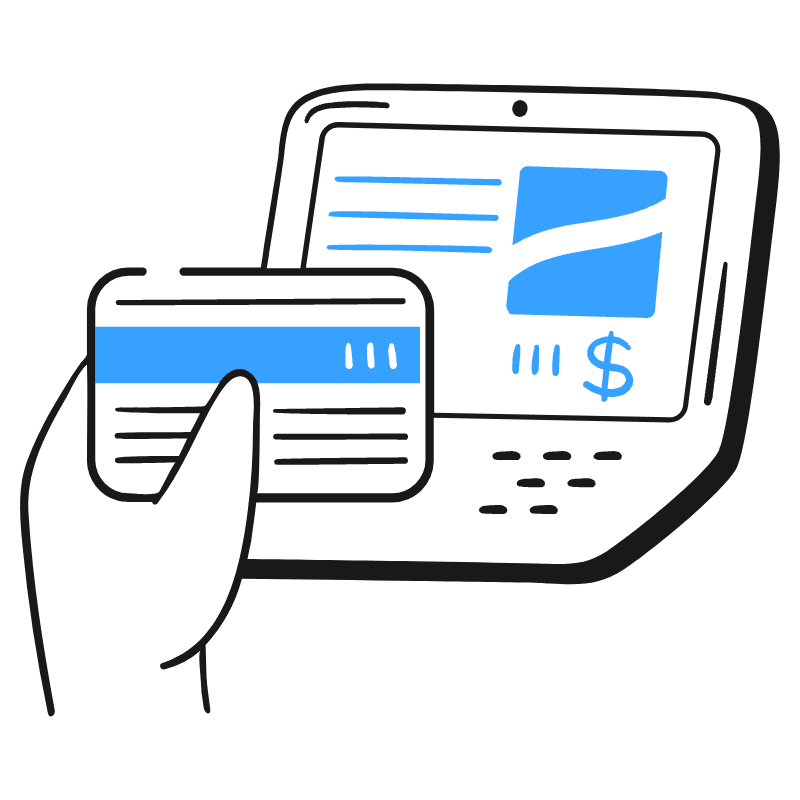 Payment With Card 1 Illustration from Brooklyn Set