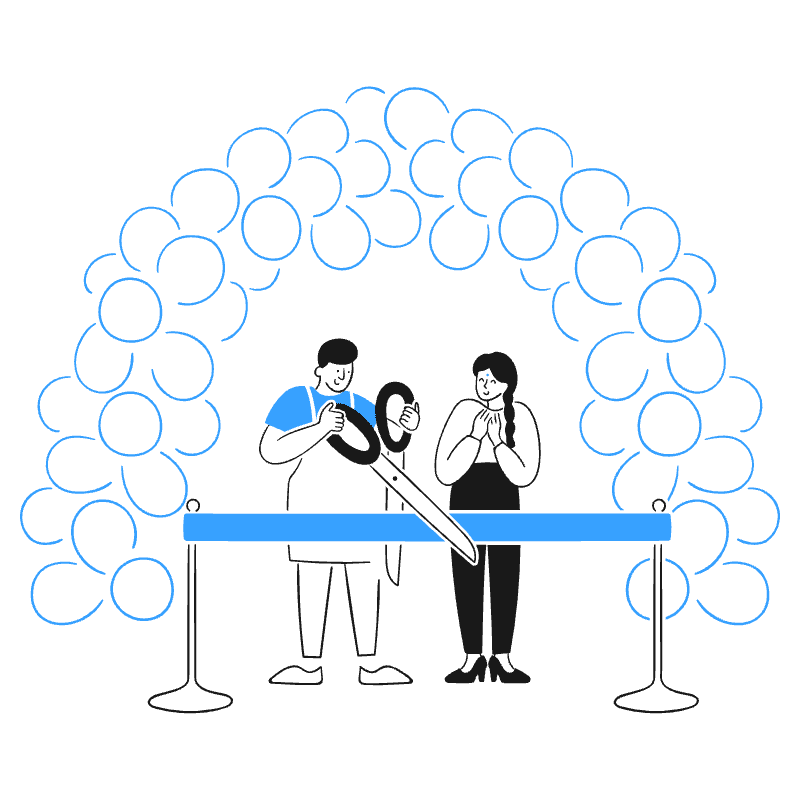Shop Inauguration 3 Illustration from Brooklyn Set