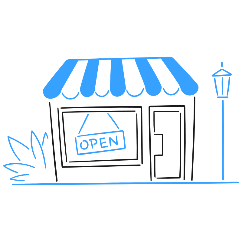 Shop Open 1 Illustration from Brooklyn Set