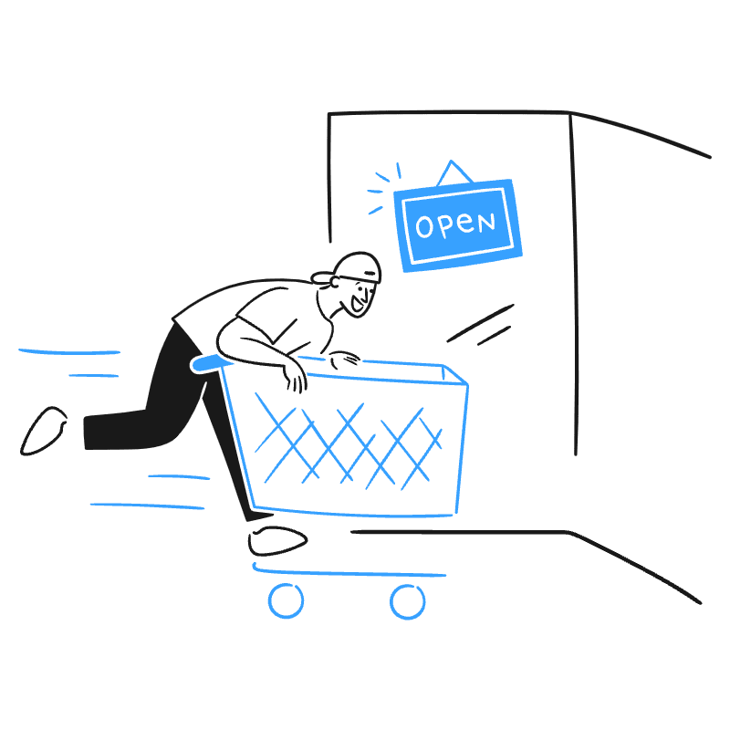 Shop Open 2 Illustration from Brooklyn Set