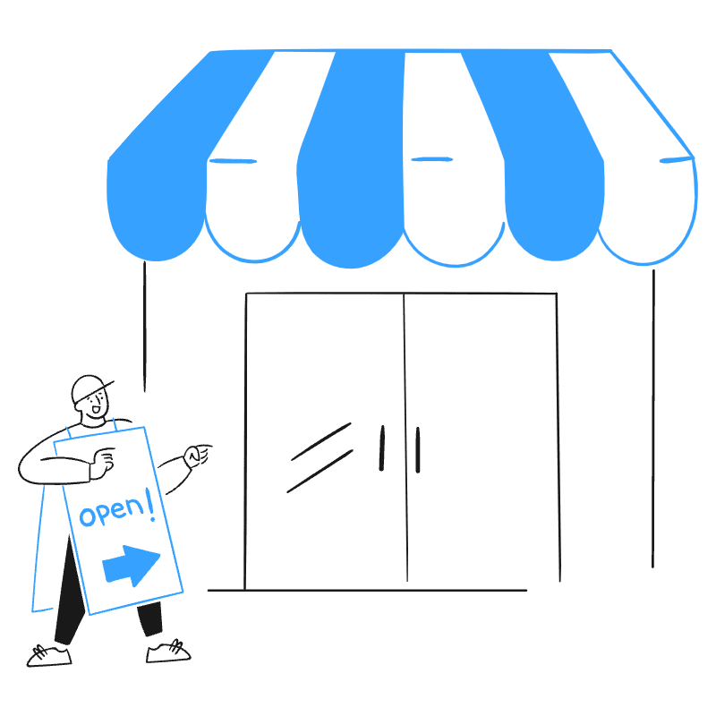 Shop Open 4 Illustration from Brooklyn Set