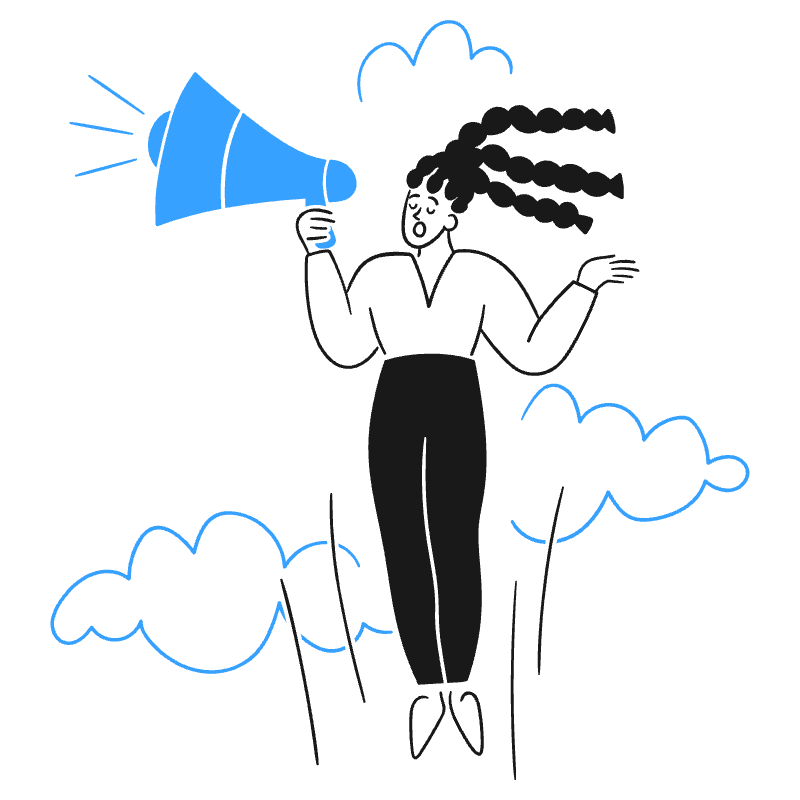 Freedom Speech Illustration from Brooklyn Set