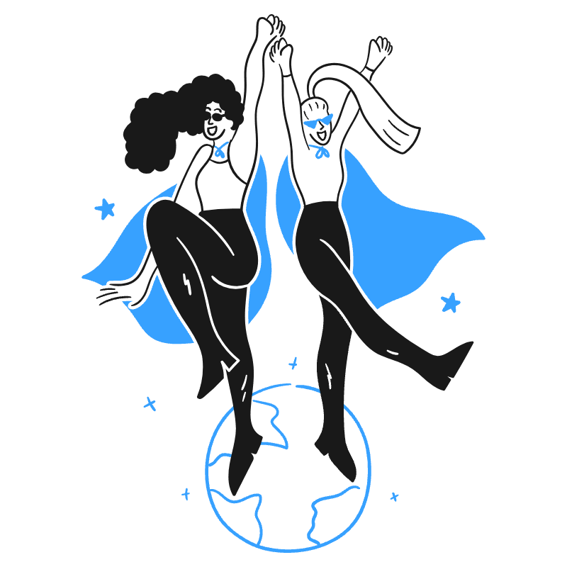 Girl Power Feminism 2 Illustration from Brooklyn Set