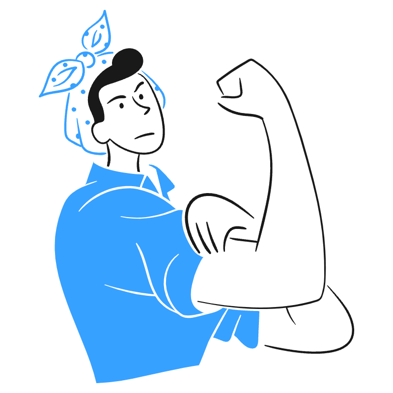 Girl Power Feminism 3 Illustration from Brooklyn Set