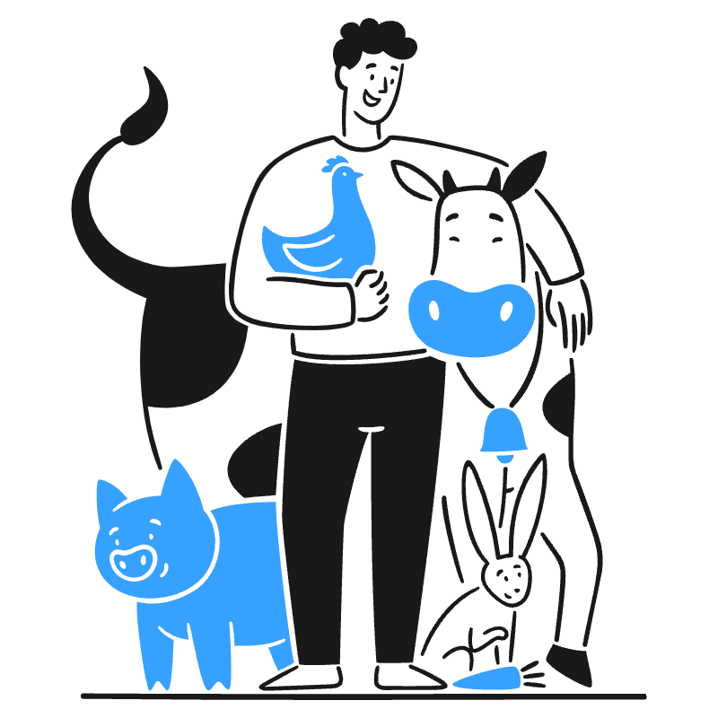 VEGAN 4 Illustration from Brooklyn Set