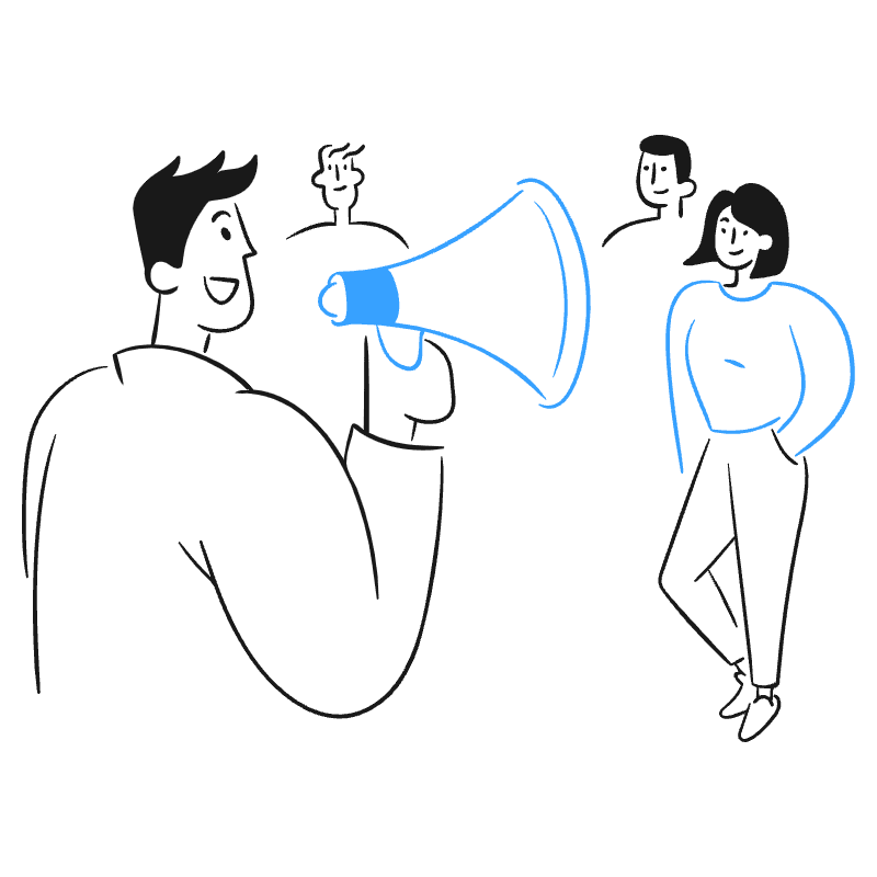 Voice Being Heard 2 Illustration from Brooklyn Set