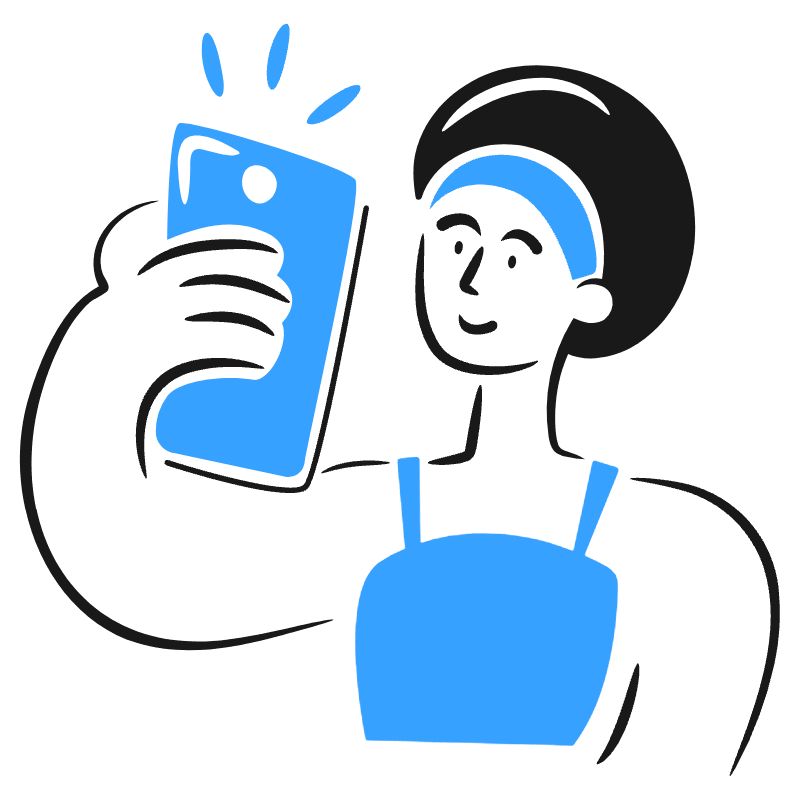 Selfie 1 Illustration from Brooklyn Set