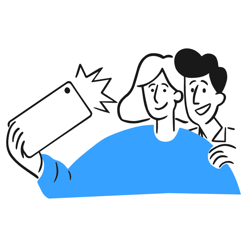 Selfie 5 Illustration from Brooklyn Set