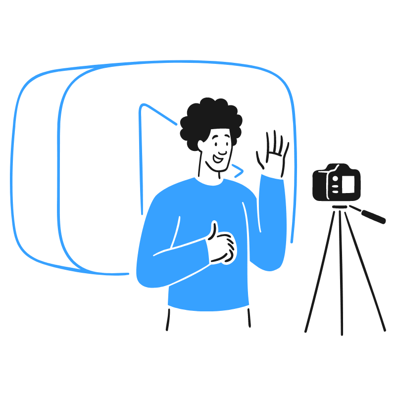 Vlog 3 Illustration from Brooklyn Set