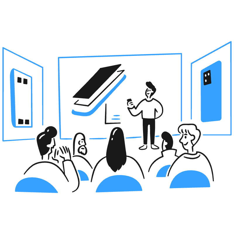 Tech Presentation 4 Illustration from Brooklyn Set