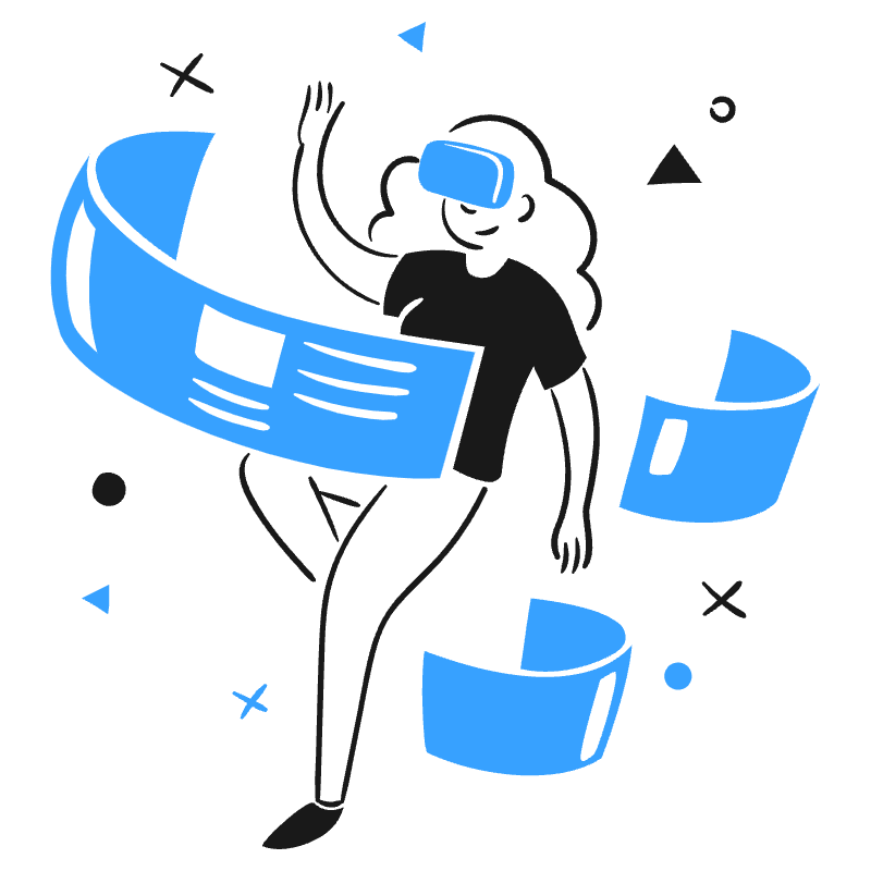 Virtual Reality 4 Illustration from Brooklyn Set