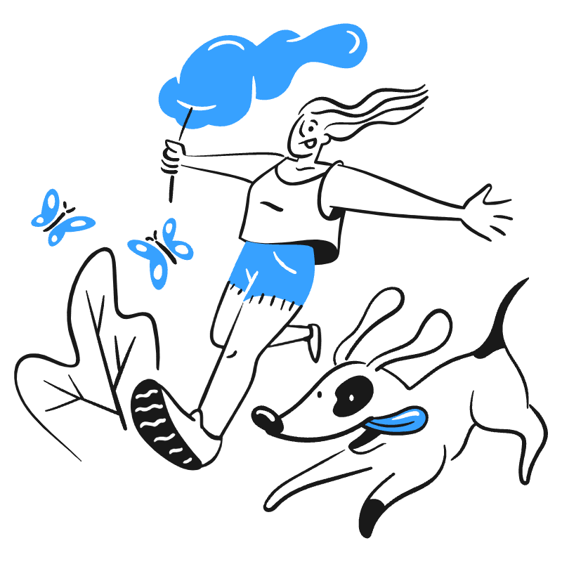 Being Happy 3 Illustration from Brooklyn Set