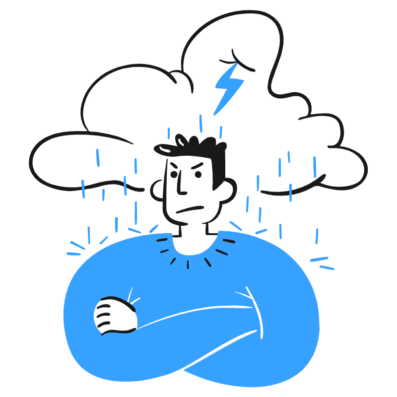 Being In Bad Mood 2 Illustration from Brooklyn Set