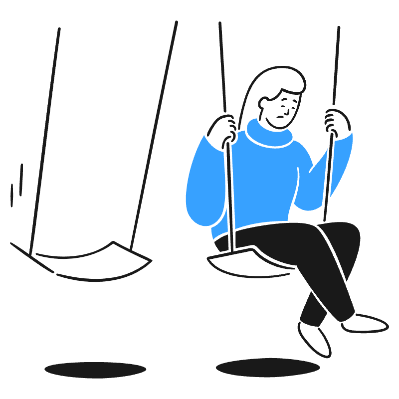 Feeling Lonely 1 Illustration from Brooklyn Set