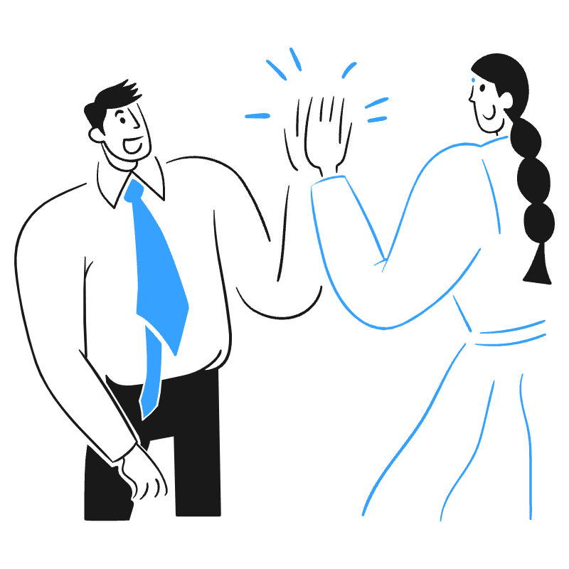 High Five 2 Illustration from Brooklyn Set
