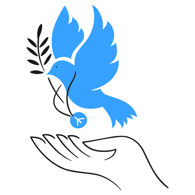 Make Peace 3 Illustration from Brooklyn Set