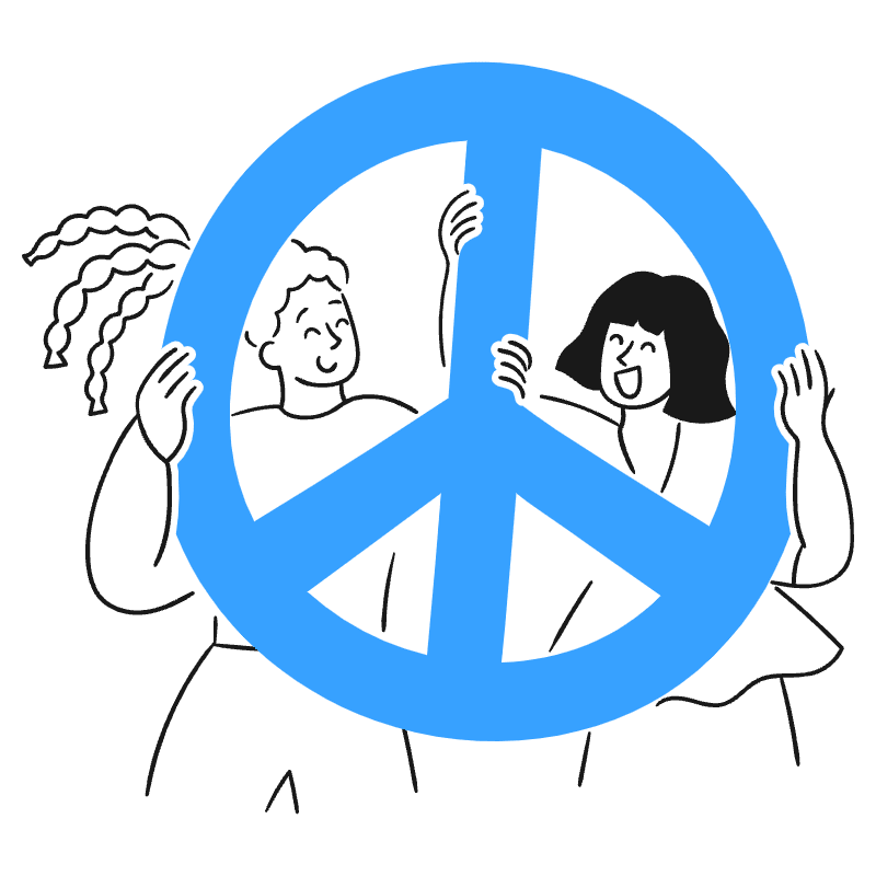 Make Peace 6 Illustration from Brooklyn Set