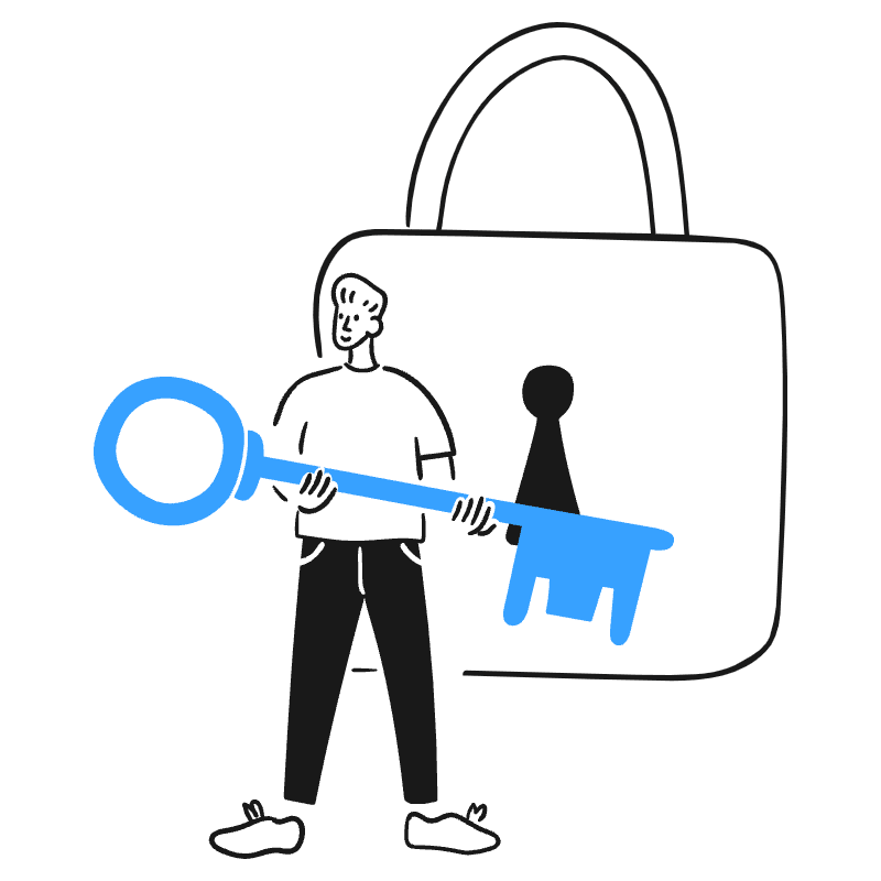 Protect Privacy 1 Illustration from Brooklyn Set
