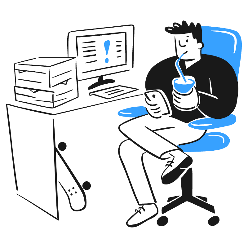 Slacking 1 Illustration from Brooklyn Set