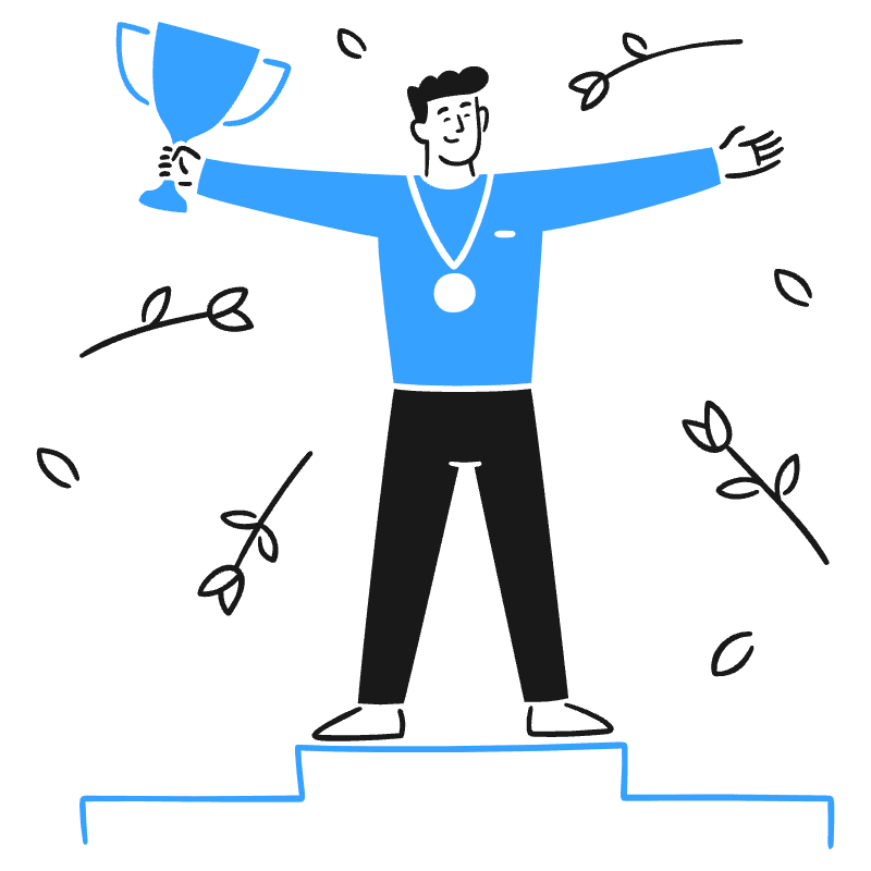 Top Of Podium 1 Illustration from Brooklyn Set