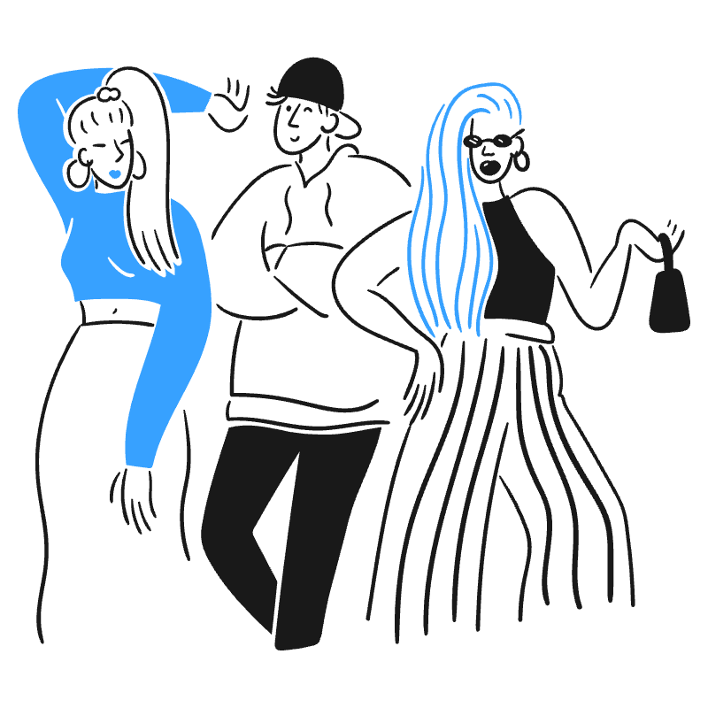 Urban Trendy 2 Illustration from Brooklyn Set
