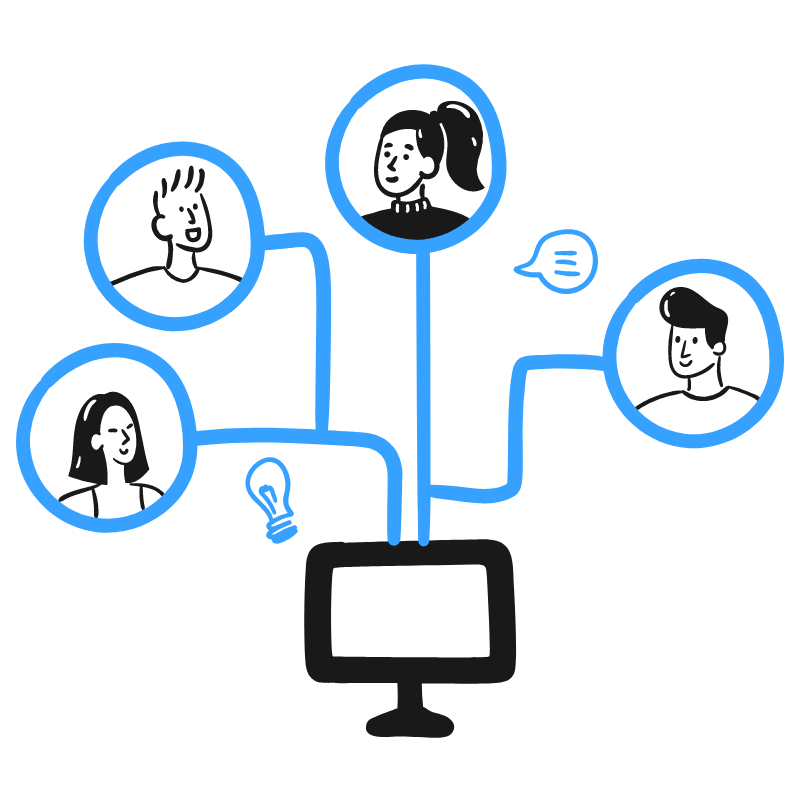 User Network 1 Illustration from Brooklyn Set