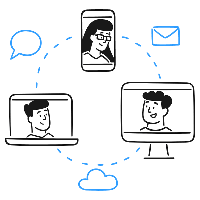 User Network 2 Illustration from Brooklyn Set