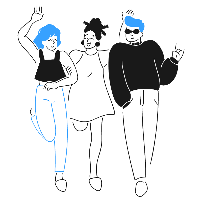 Walk Together 3 Illustration from Brooklyn Set