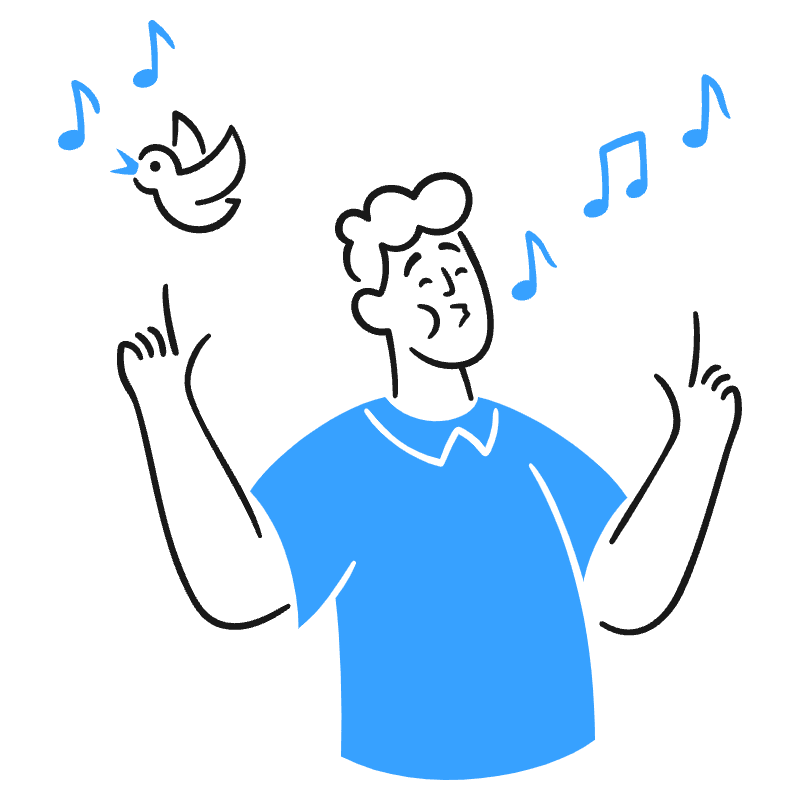 Whistling With Good Mood 1 Illustration from Brooklyn Set