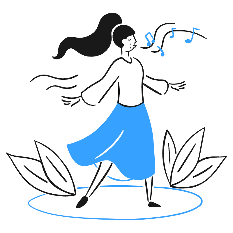 Whistling With Good Mood 3 Illustration from Brooklyn Set