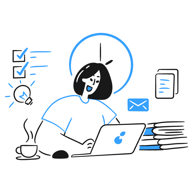 Being Productive 3 Illustration from Brooklyn Set