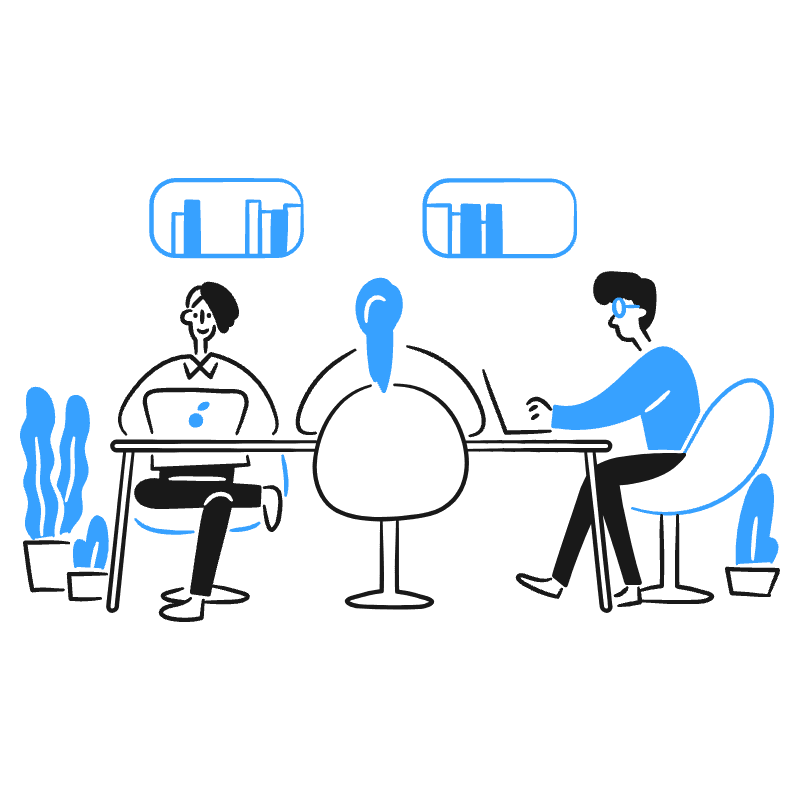 COWORKING Space 3 Illustration from Brooklyn Set