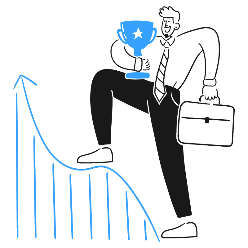 Get Job Promotion 1 Illustration from Brooklyn Set