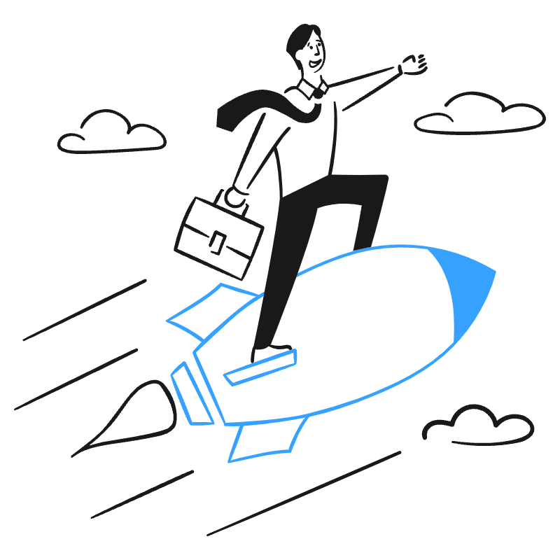 Get Job Promotion 4 Illustration from Brooklyn Set