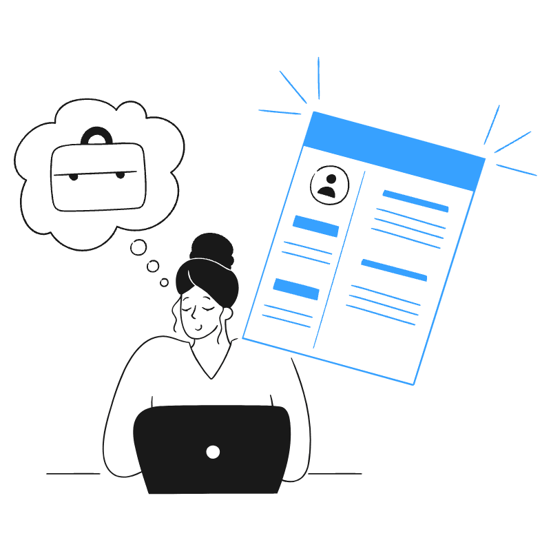 Job Application 2 Illustration from Brooklyn Set