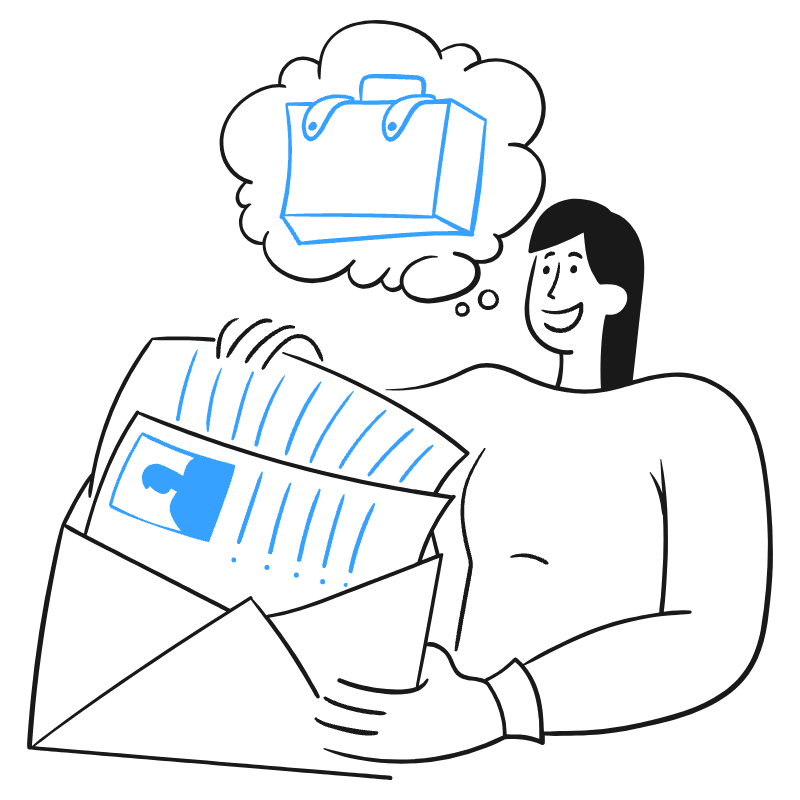 Job Application 3 Illustration from Brooklyn Set