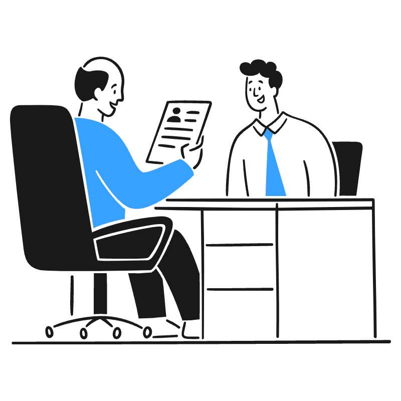 Job Interview 1 Illustration from Brooklyn Set