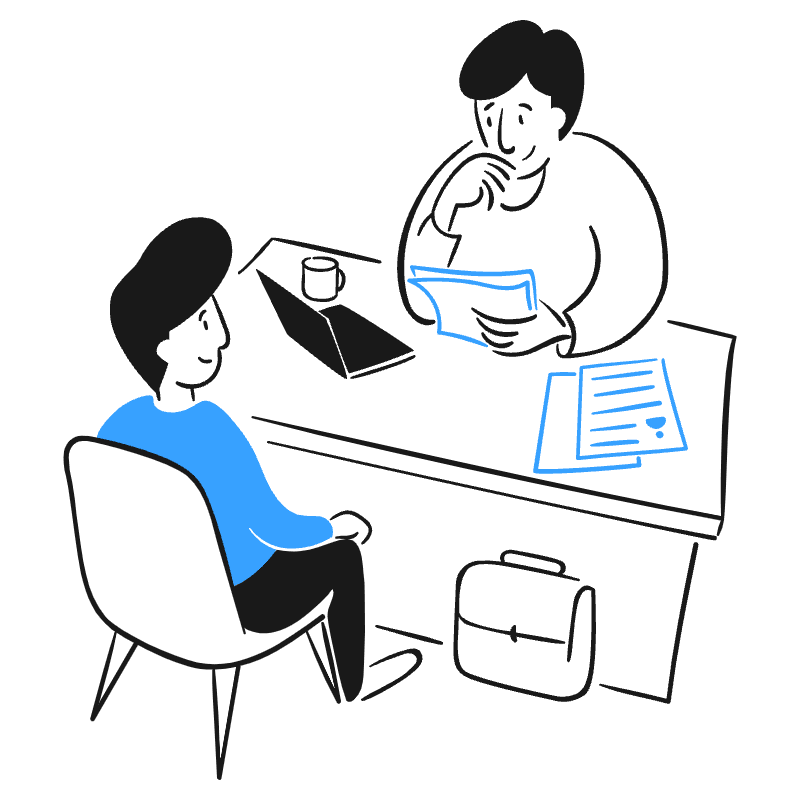 Job Interview 3 Illustration from Brooklyn Set