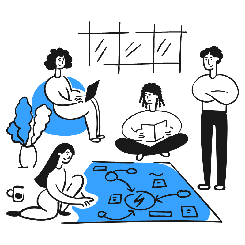 Team Brainstorming 3 Illustration from Brooklyn Set