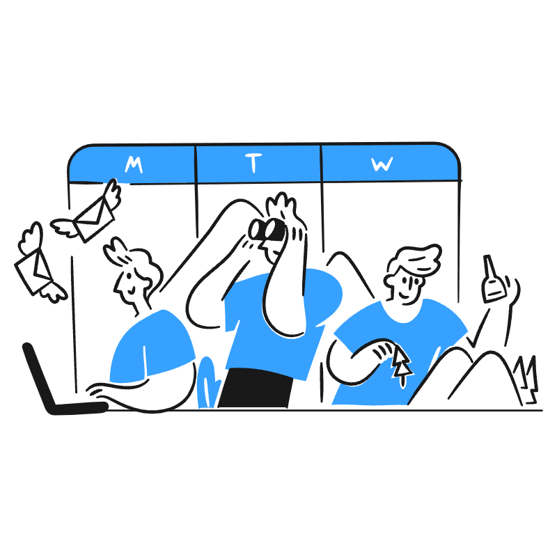 TIME MANAGEMENT Illustration from Brooklyn Set