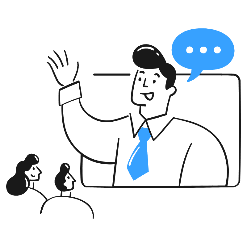 VIDEO Conference 1 Illustration from Brooklyn Set
