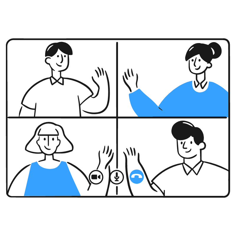 VIDEO Conference 2 Illustration from Brooklyn Set