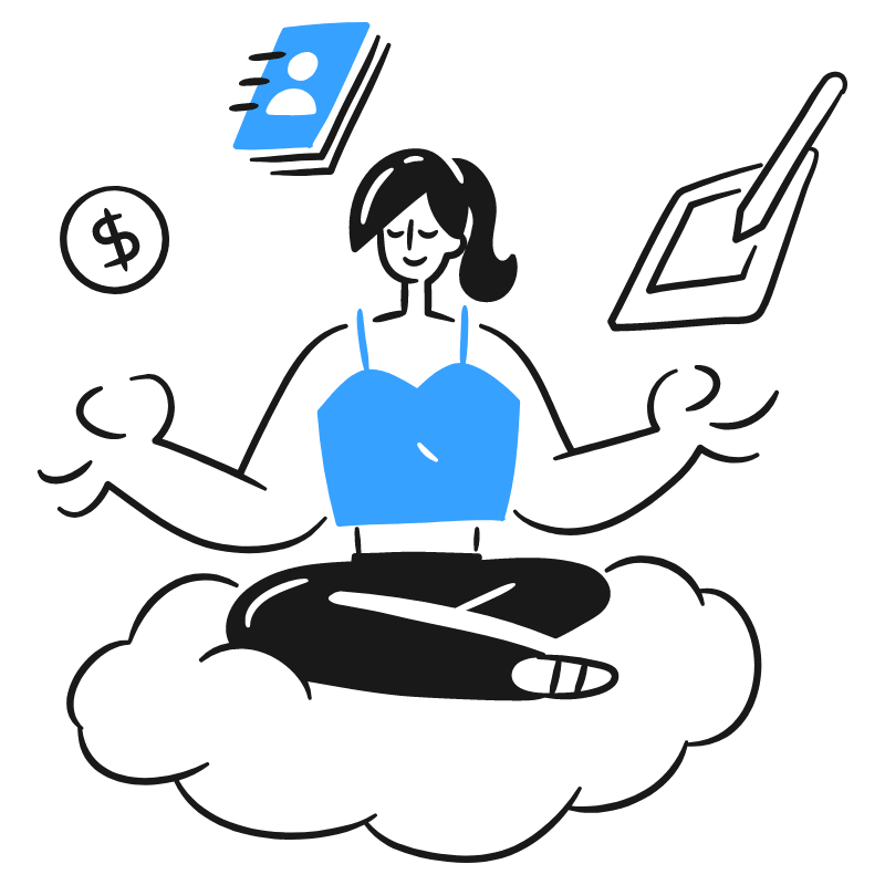 Work Life Balance 1 Illustration from Brooklyn Set
