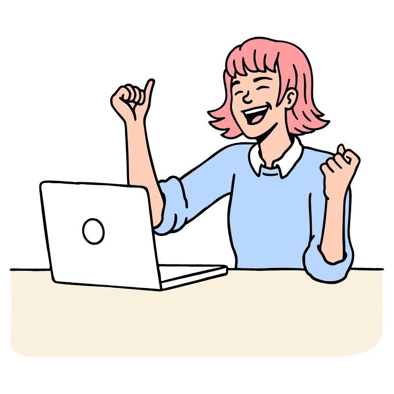 Being Happy Illustration from Bruxelles Set