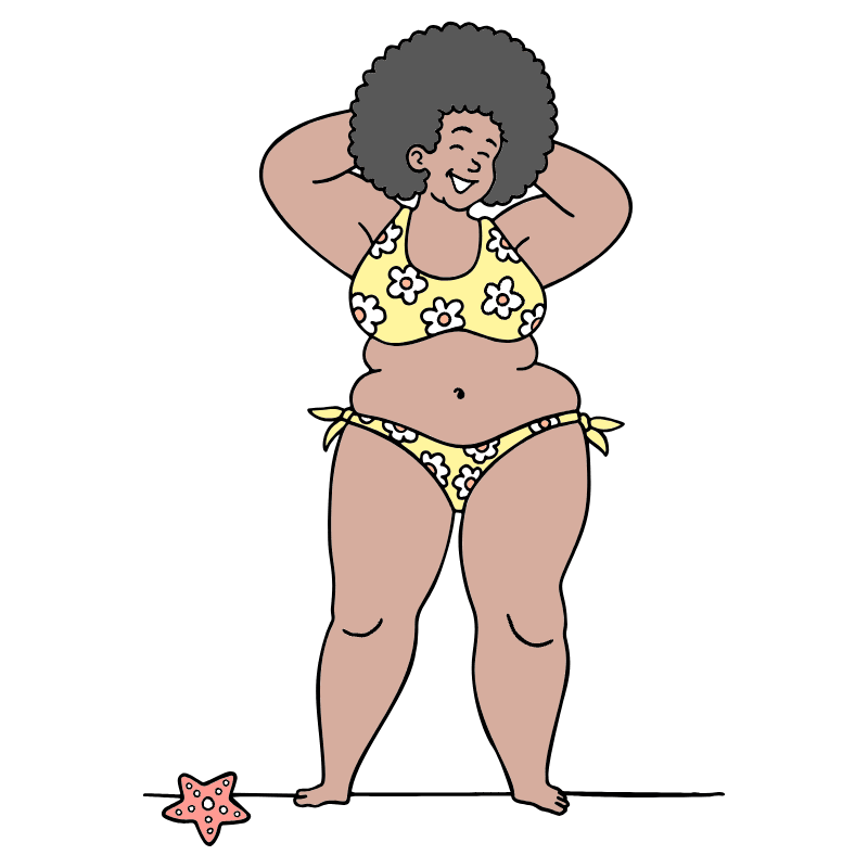 Body Acceptation My Body My Rule Illustration from Bruxelles Set