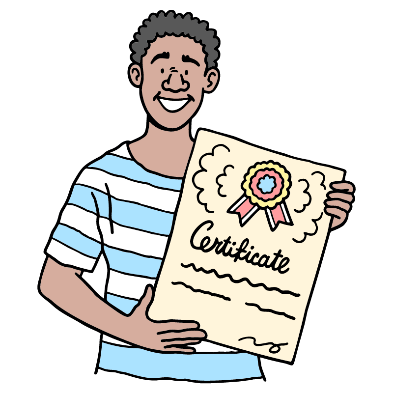 Certificate Illustration from Bruxelles Set