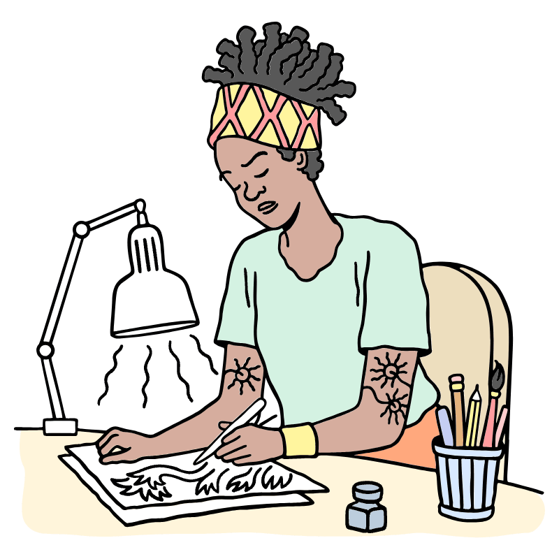 Illustrator Drawing Illustration from Bruxelles Set