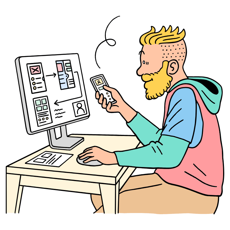 Interface Testing Illustration from Bruxelles Set