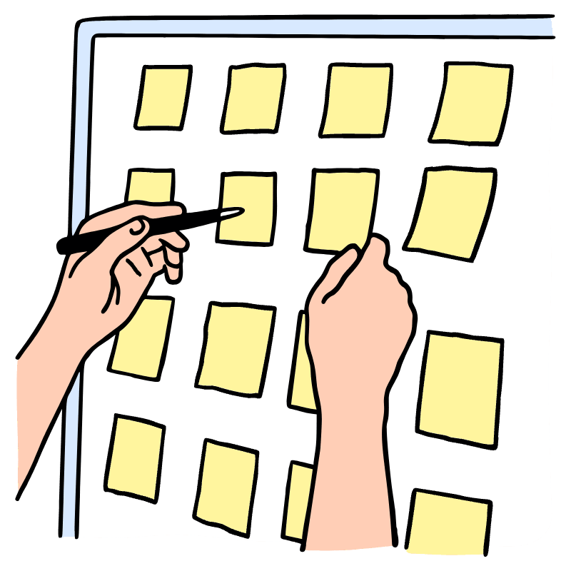 Post It To Do Notes Illustration from Bruxelles Set